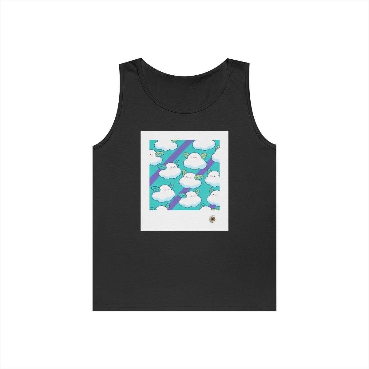 HD Azure Leafclouds Unisex Heavy Cotton Tank Top