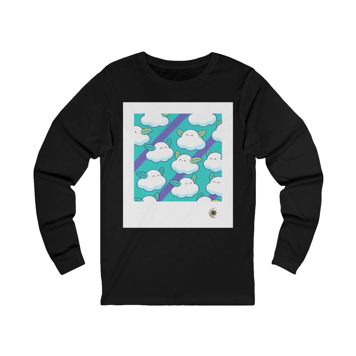 HD Azure Leafclouds Unisex Jersey Long Sleeve Tee