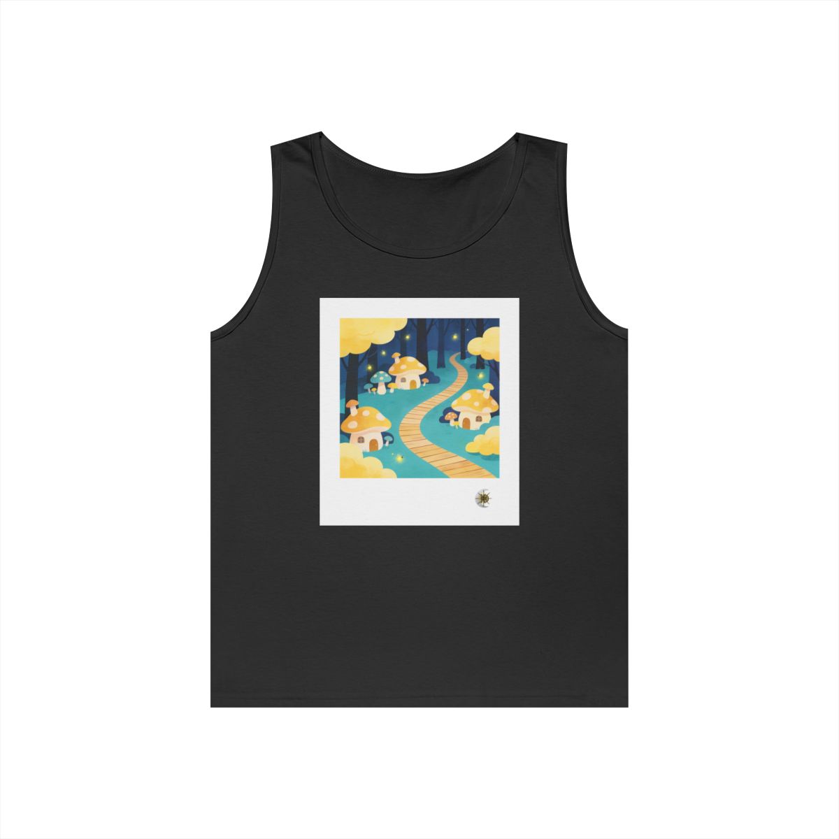 HD Golden Glow Village Unisex Heavy Cotton Tank Top
