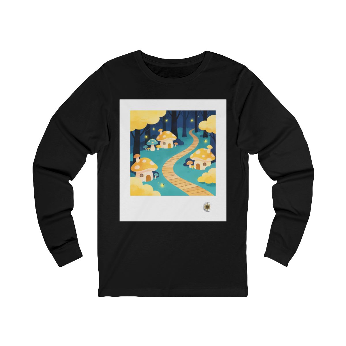 HD Golden Glow Village Unisex Jersey Long Sleeve Tee