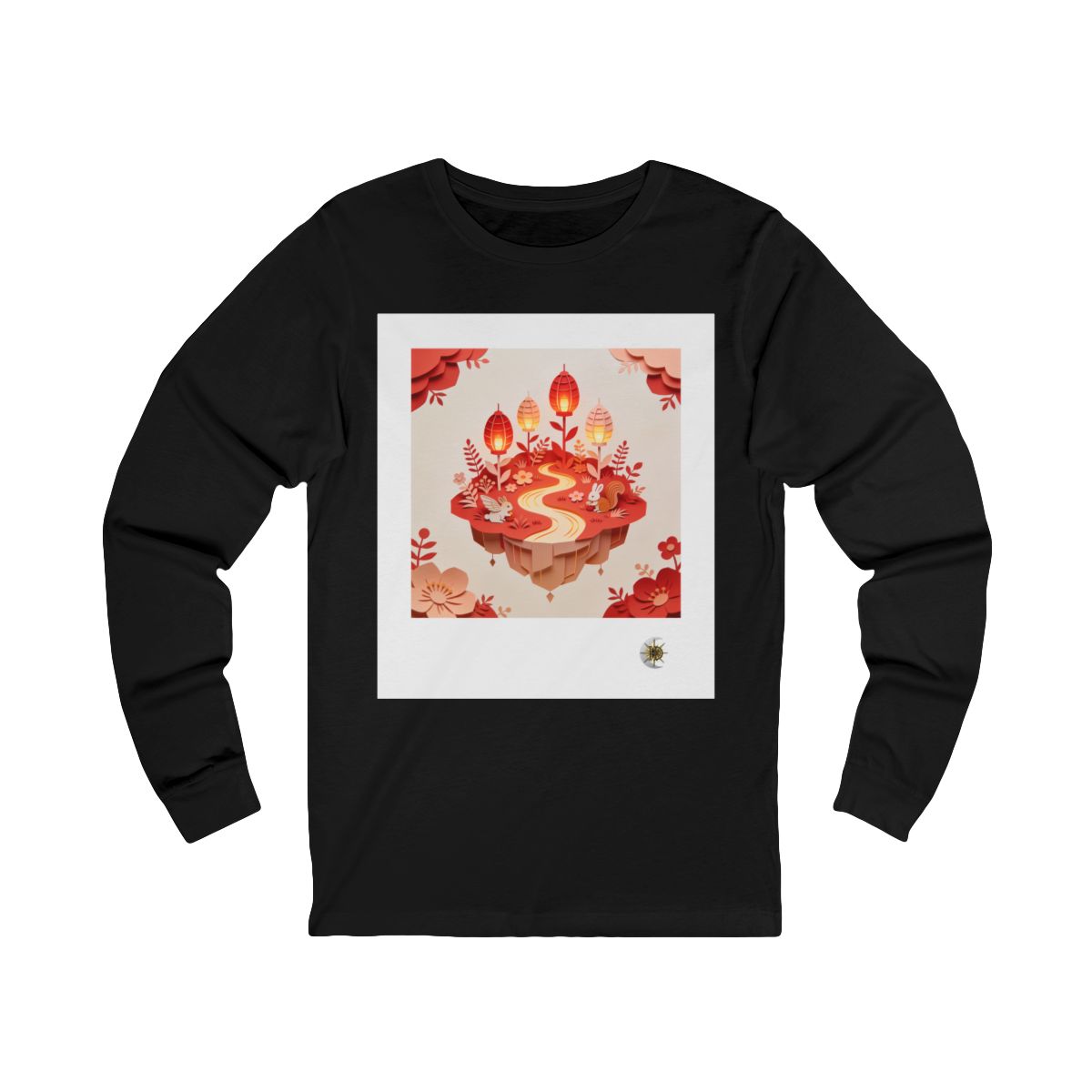 HD Amber Lantern Garden Unisex Jersey Long Sleeve Tee