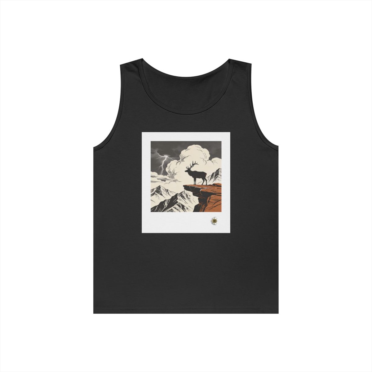 HD Ridge Elk Unisex Heavy Cotton Tank Top