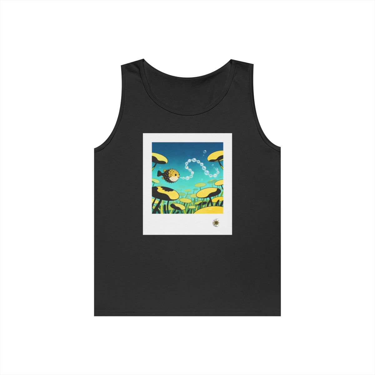 HD Bubblefin Meadow Unisex Heavy Cotton Tank Top