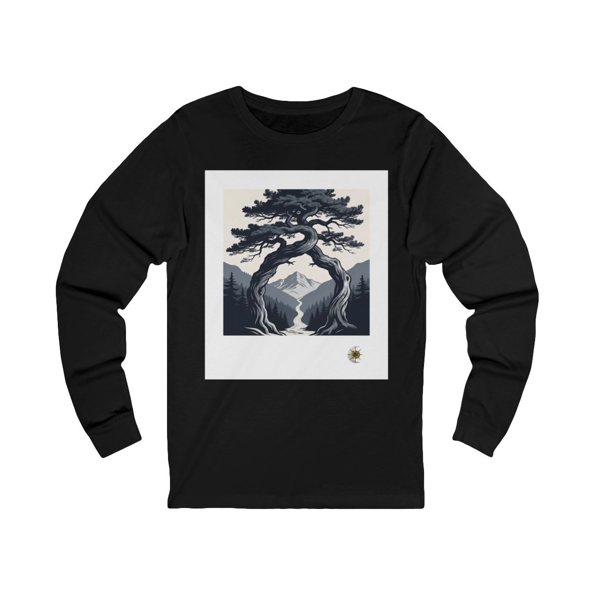 HD Twilight Pine Arch Unisex Jersey Long Sleeve Tee