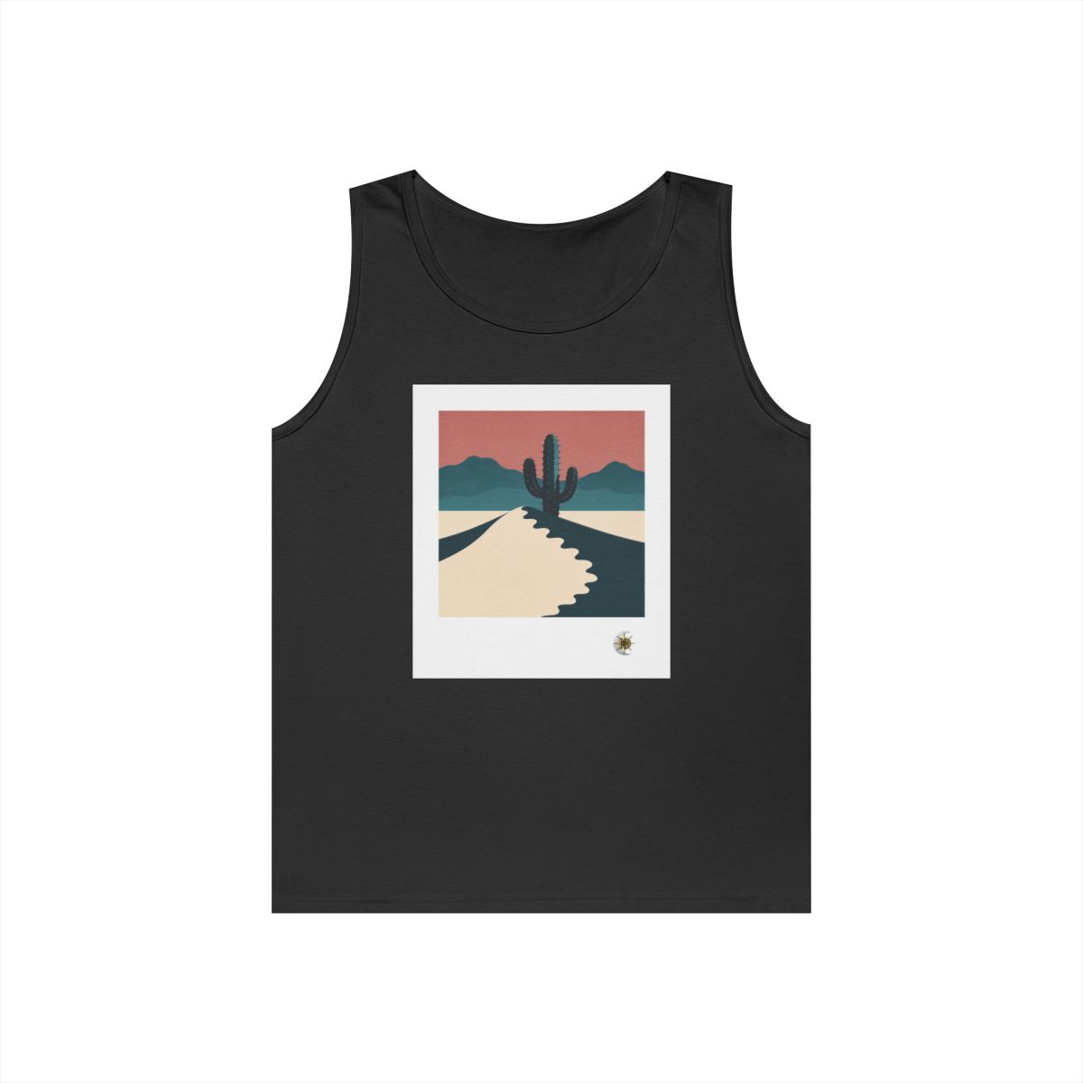 HD Desert Rose Cactus Unisex Heavy Cotton Tank Top
