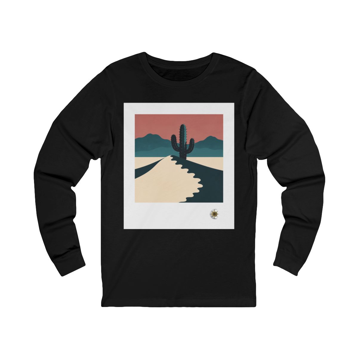 HD Desert Rose Cactus Unisex Jersey Long Sleeve Tee