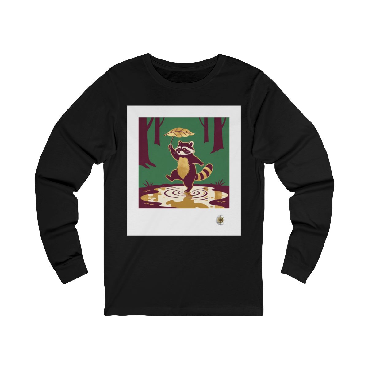 HD Leafstep Raccoon Unisex Jersey Long Sleeve Tee