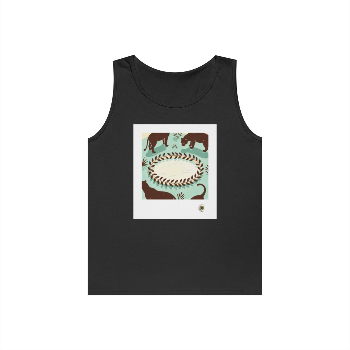 HD Panther Pond Unisex Heavy Cotton Tank Top