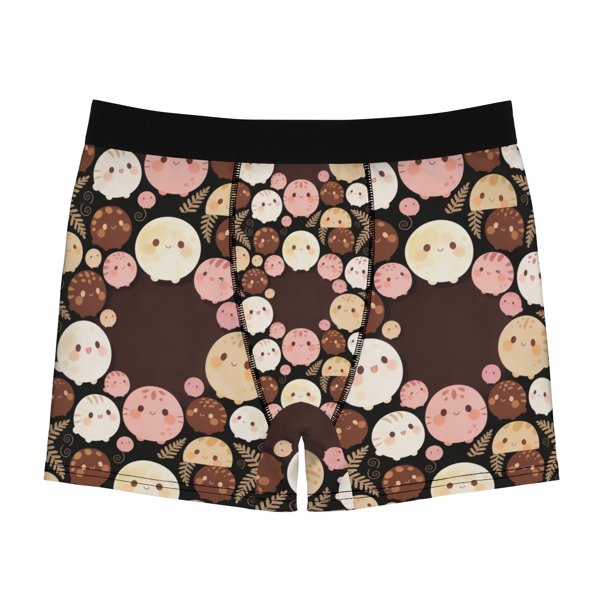 HD Pebble Moon Parade Men's Boxer Briefs