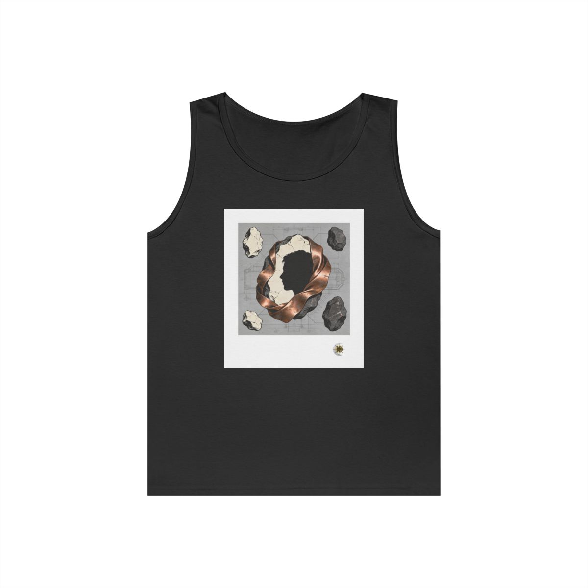 HD Copperstone Silhouette Unisex Heavy Cotton Tank Top