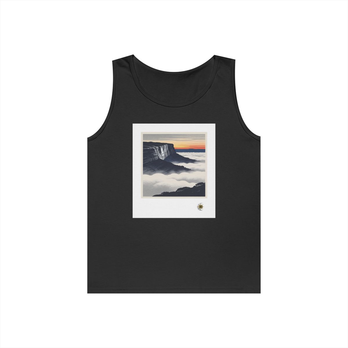 HD Cloudsea Cliffs Unisex Heavy Cotton Tank Top