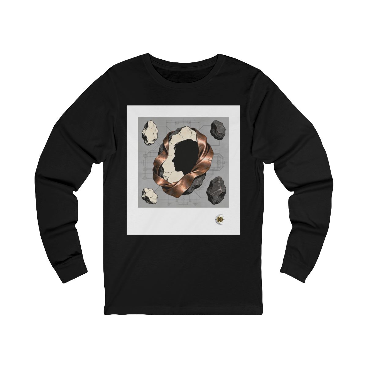 HD Copperstone Silhouette Unisex Jersey Long Sleeve Tee