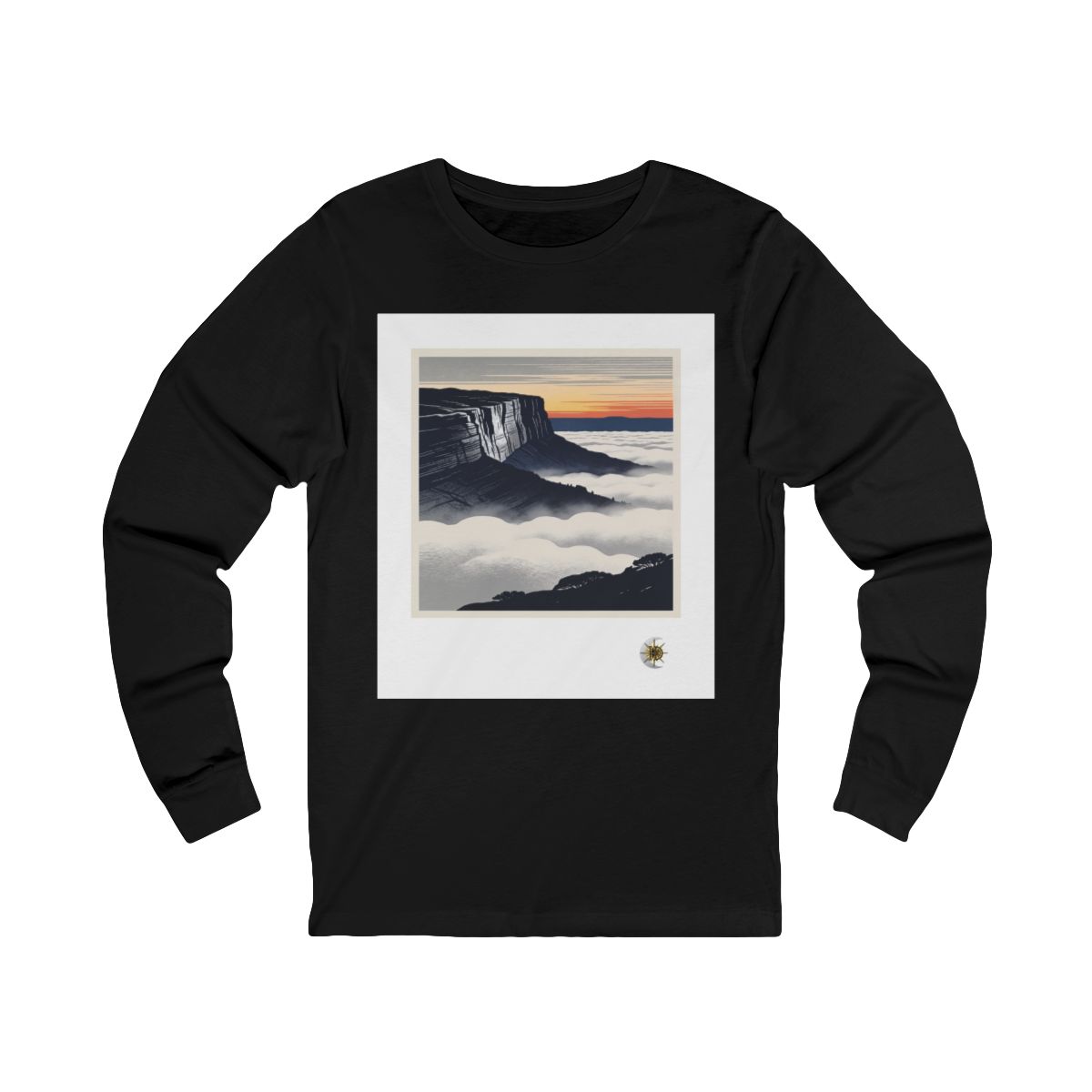 HD Cloudsea Cliffs Unisex Jersey Long Sleeve Tee