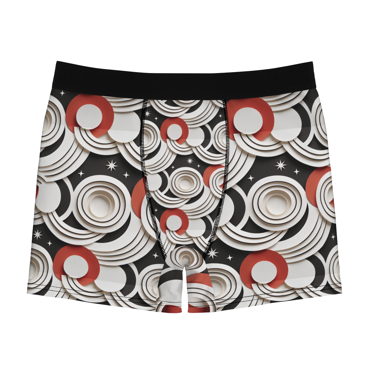 HD Paper Orbit Men's Boxer Briefs