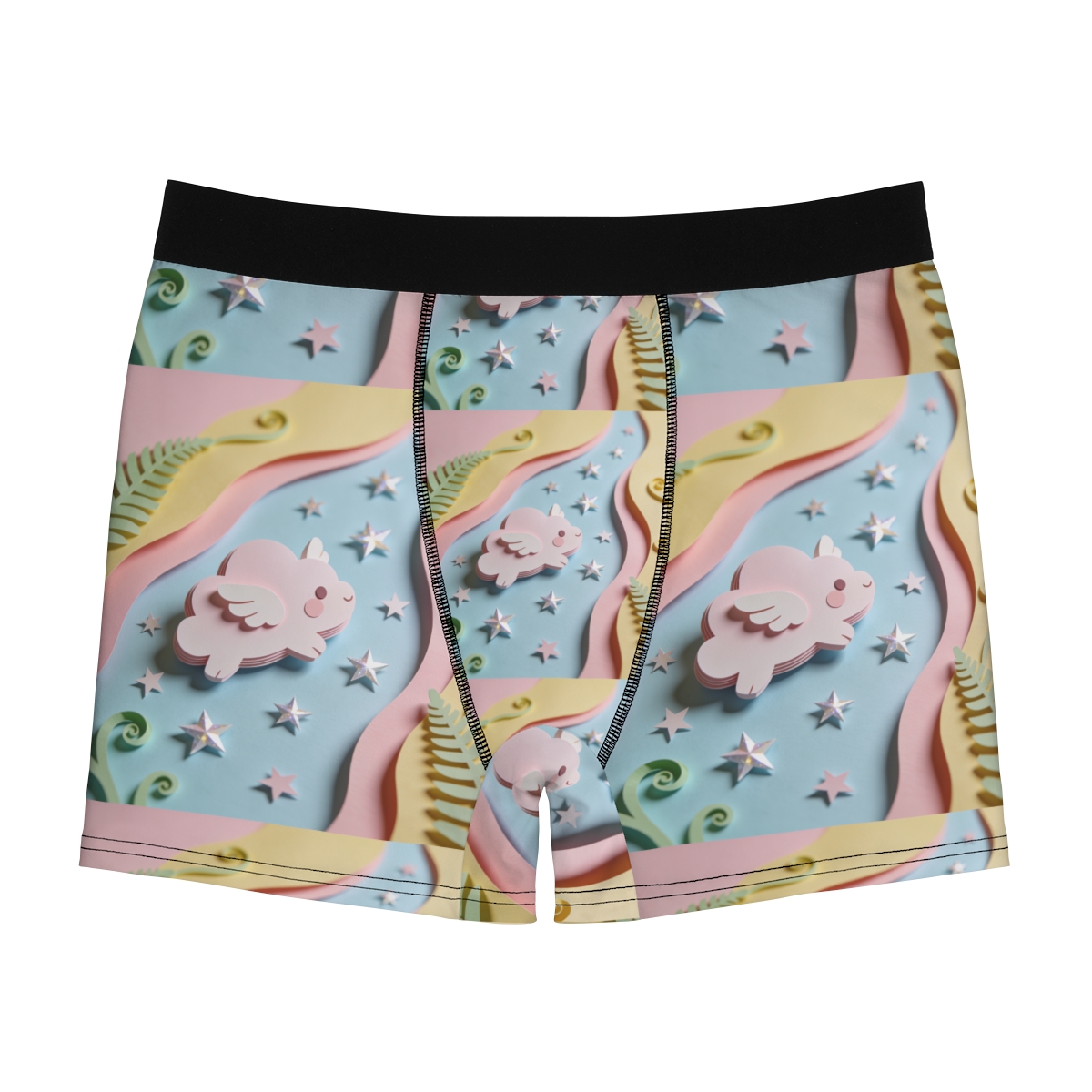 HD Pastel Cloudwing Men's Boxer Briefs