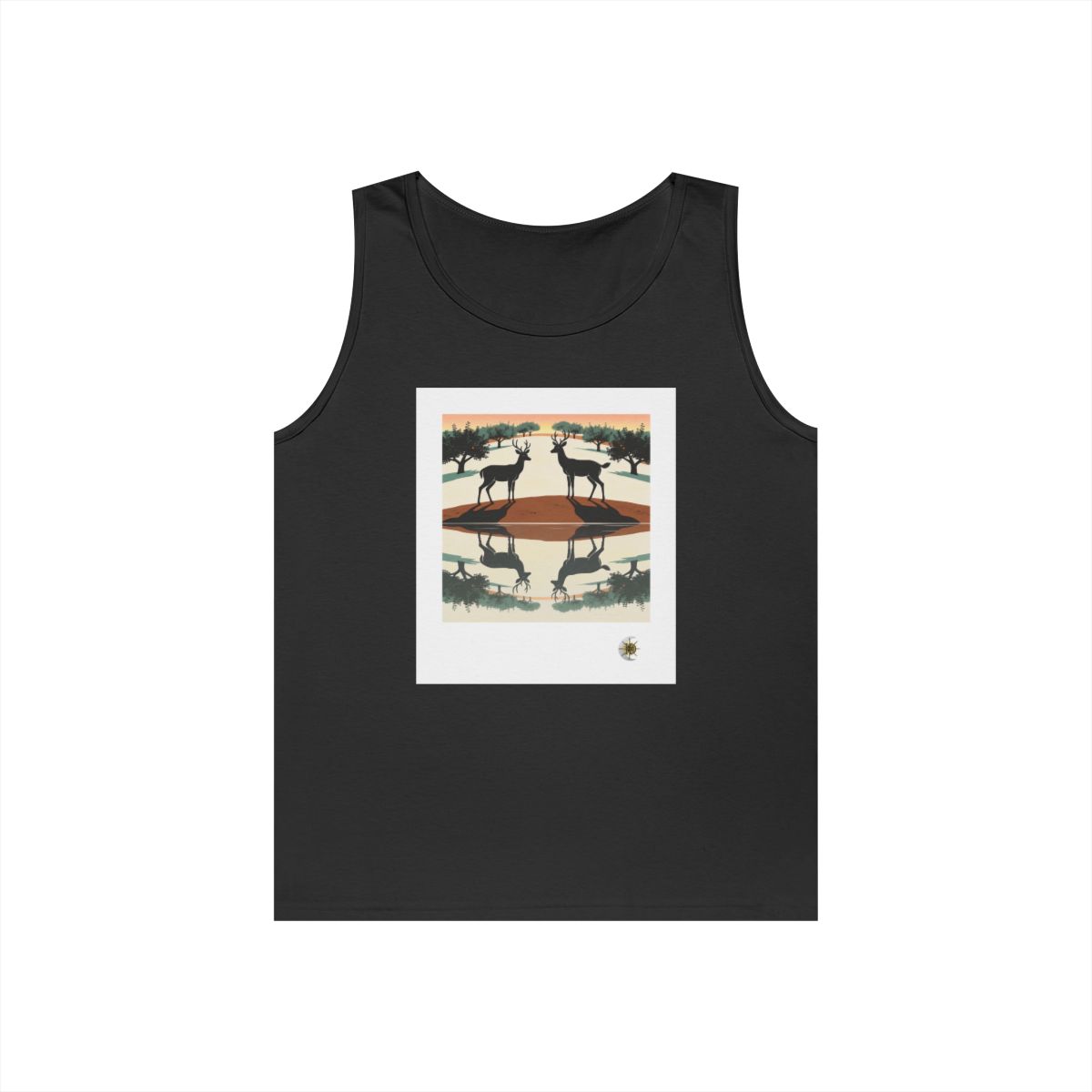 HD Orchard Deer Unisex Heavy Cotton Tank Top