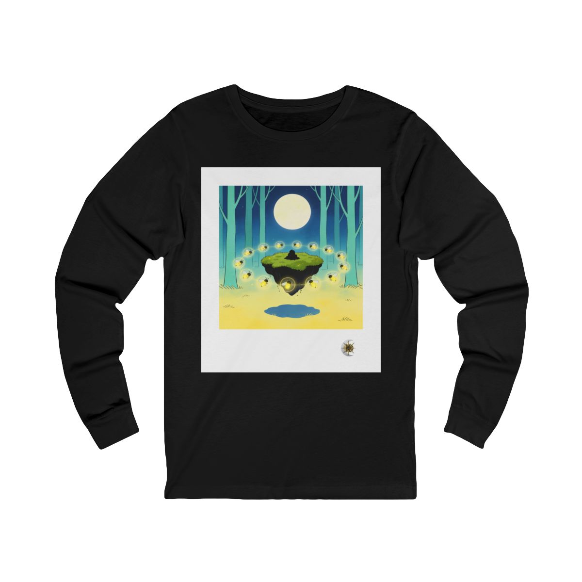 HD Firefly Moon Island Unisex Jersey Long Sleeve Tee