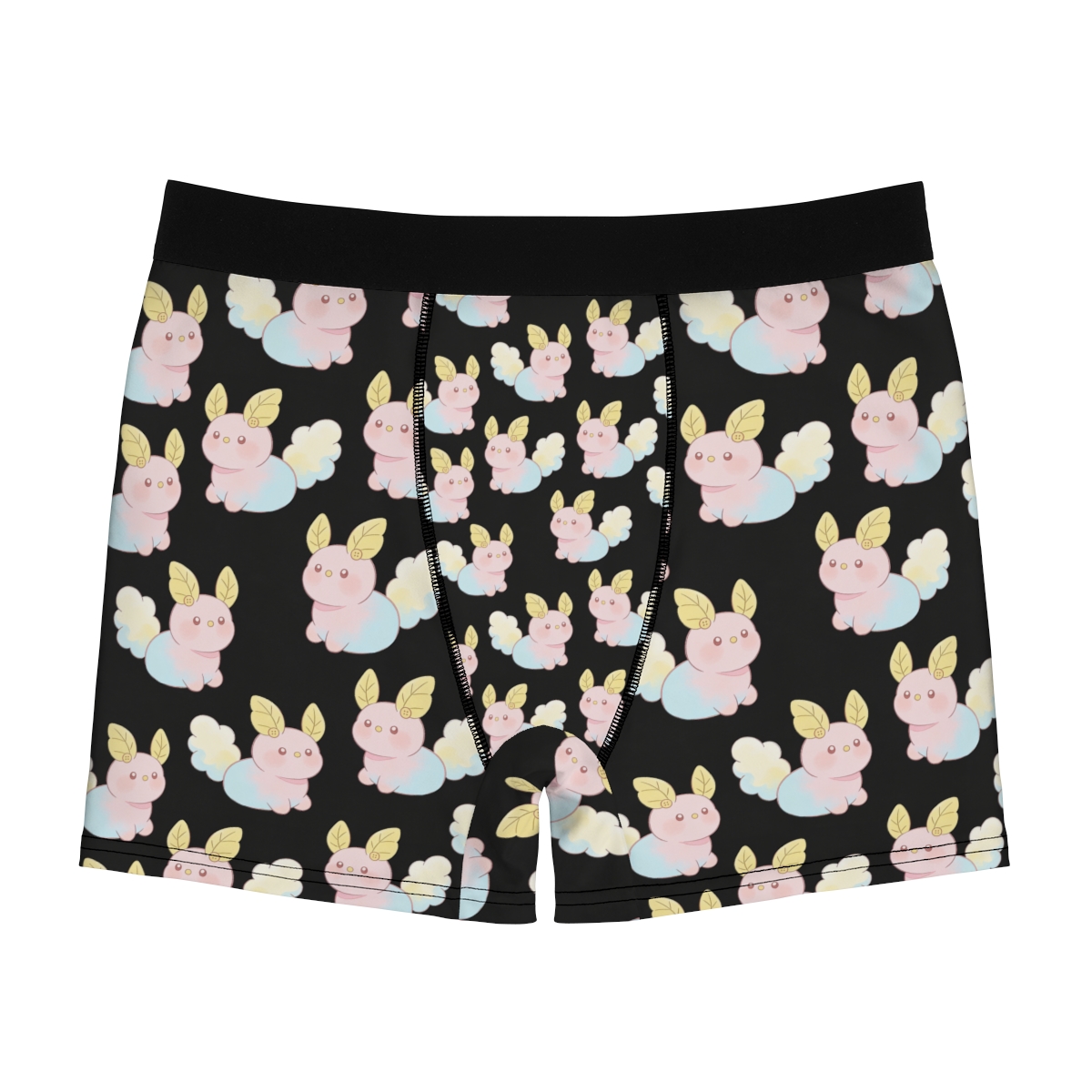 HD Pastel Leafpuffs Men's Boxer Briefs