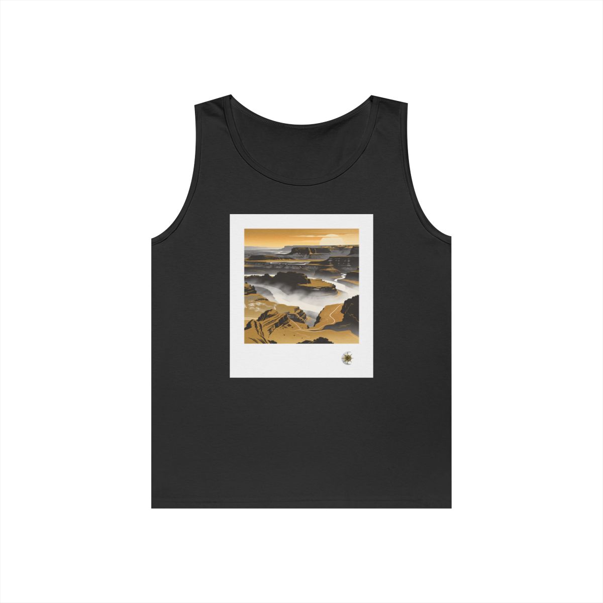 HD Golden Canyon Mist Unisex Heavy Cotton Tank Top