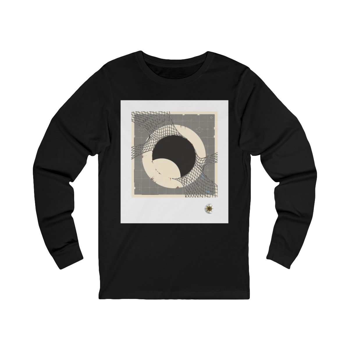 HD Silver Mesh Eclipse Unisex Jersey Long Sleeve Tee