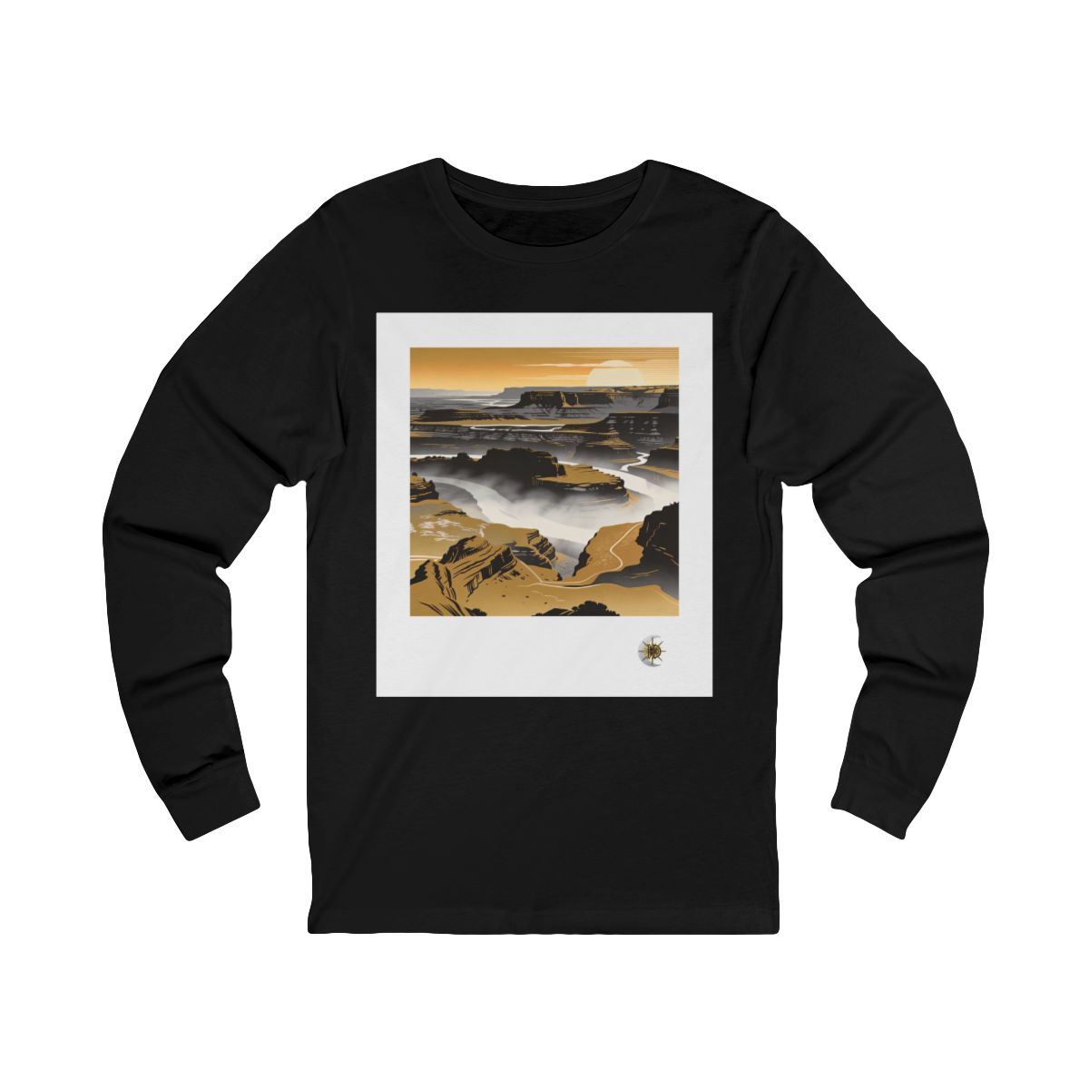 HD Golden Canyon Mist Unisex Jersey Long Sleeve Tee