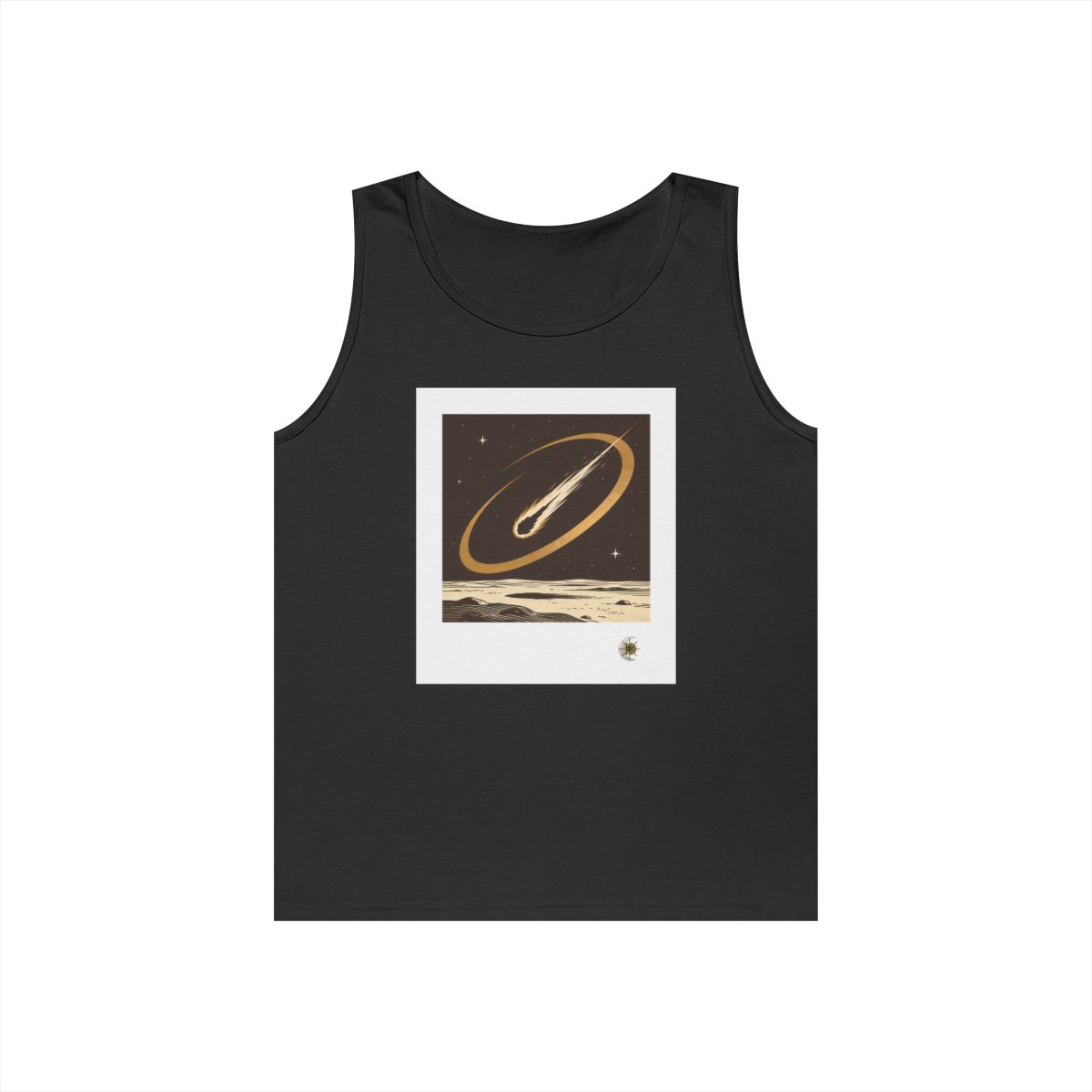 HD Golden Meteor Arc Unisex Heavy Cotton Tank Top