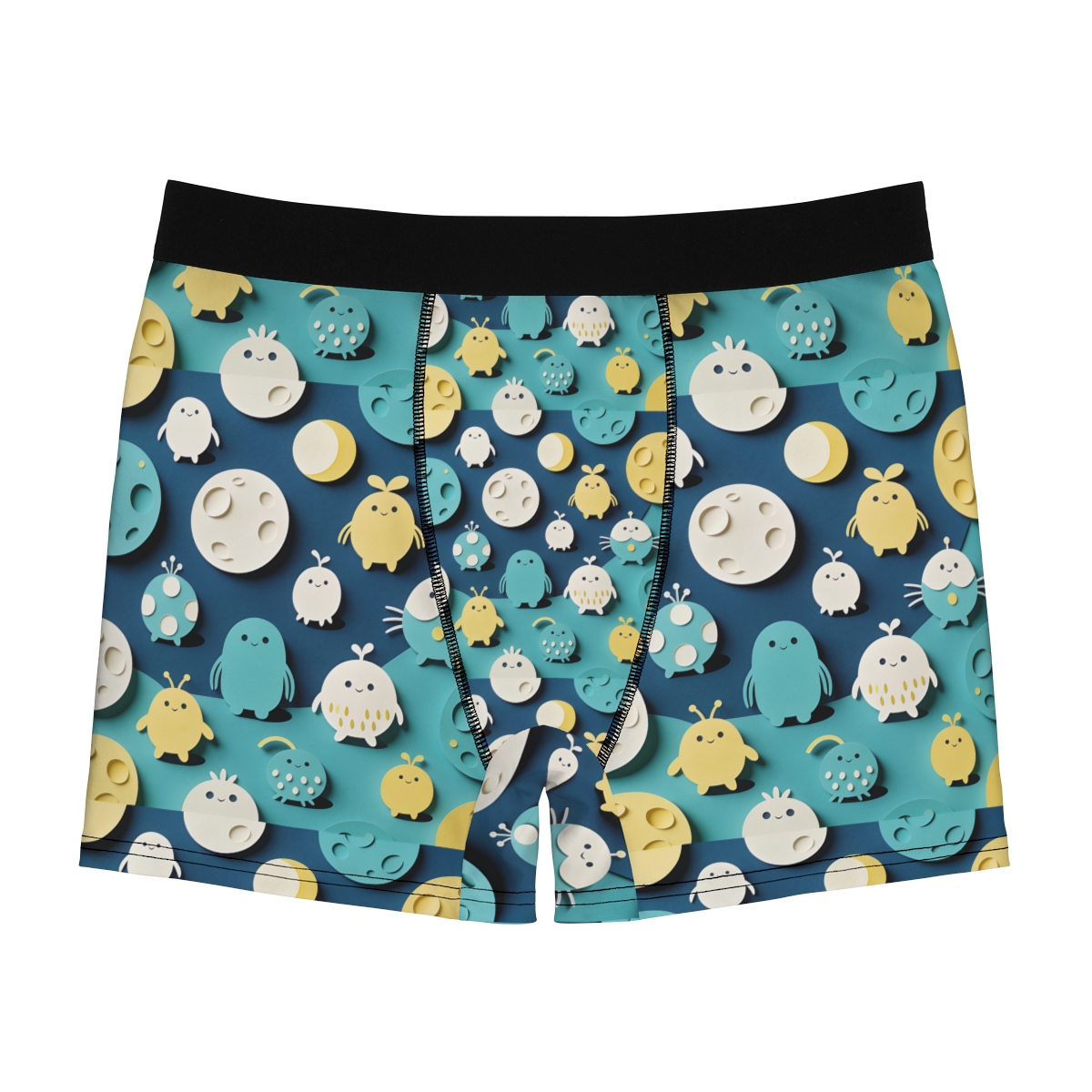 HD Moonbutton Friends Men's Boxer Briefs