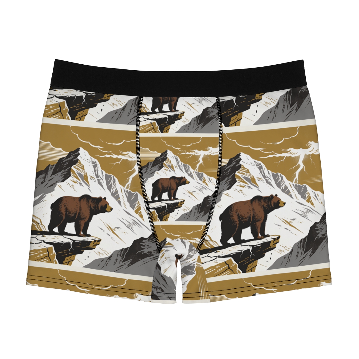 HD Thunder Ridge Bear Men's Boxer Briefs