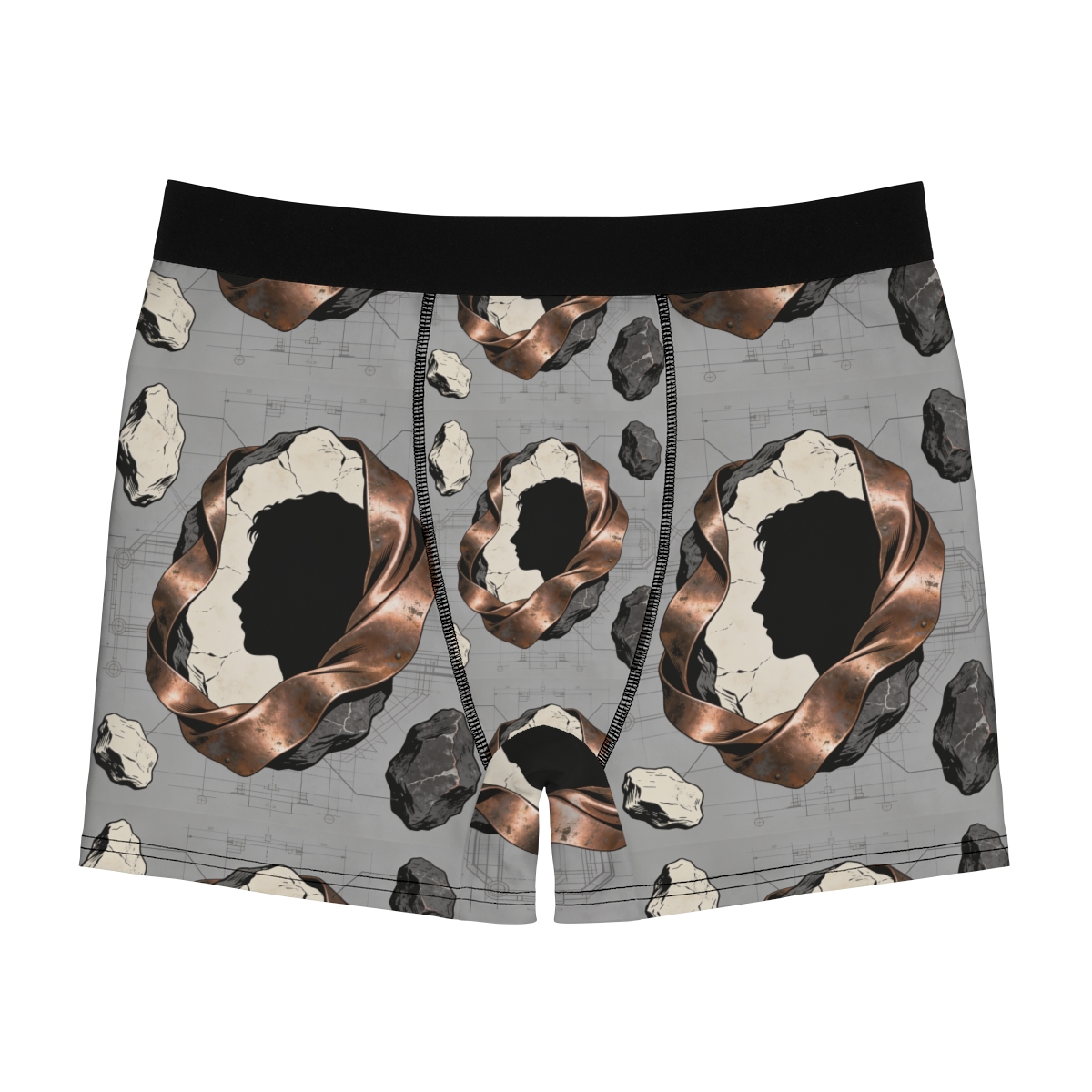 HD Copperstone Silhouette Men's Boxer Briefs
