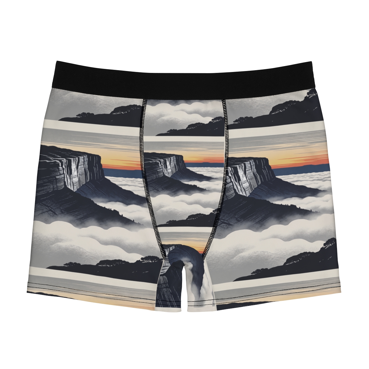 HD Cloudsea Cliffs Men's Boxer Briefs