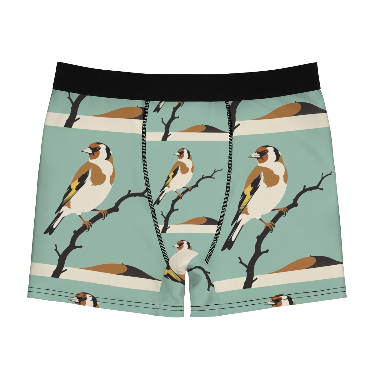 HD Meadow Goldfinch Men's Boxer Briefs