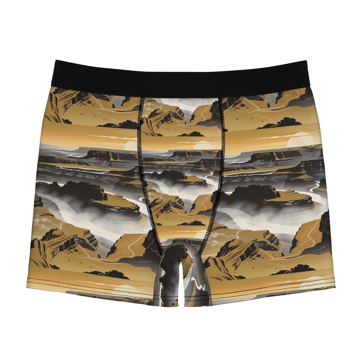 HD Golden Canyon Mist Men's Boxer Briefs