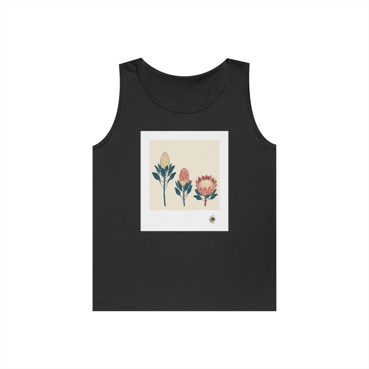 HD Protea Trio Unisex Heavy Cotton Tank Top