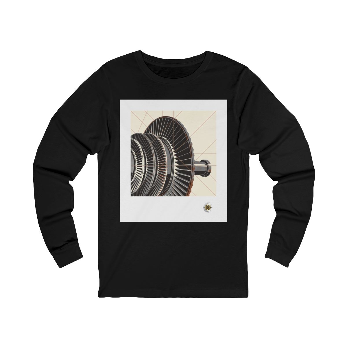 HD Copper Turbine Unisex Jersey Long Sleeve Tee