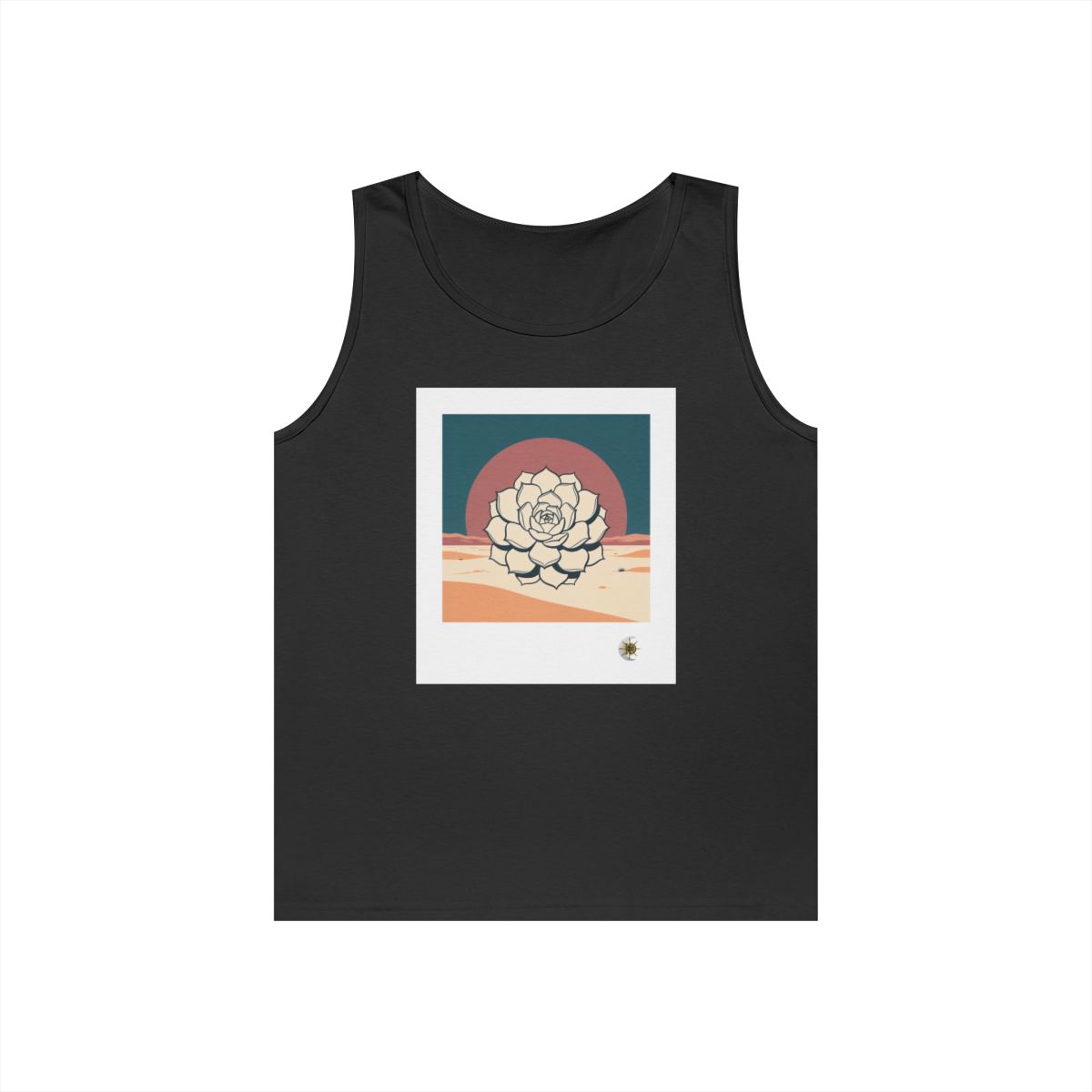 HD Desert Rosette Unisex Heavy Cotton Tank Top