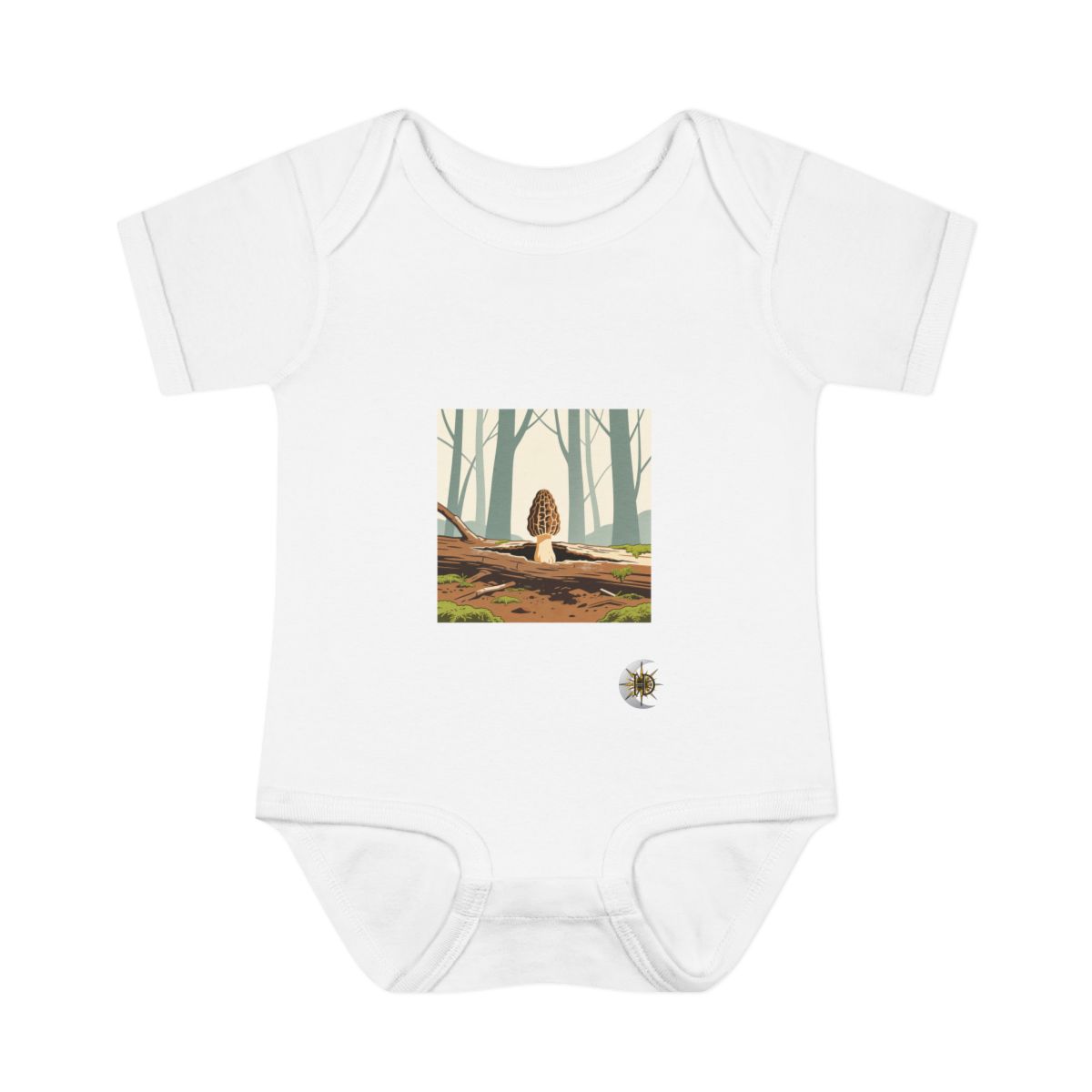 HD Morel Woodland Infant Baby Rib Bodysuit