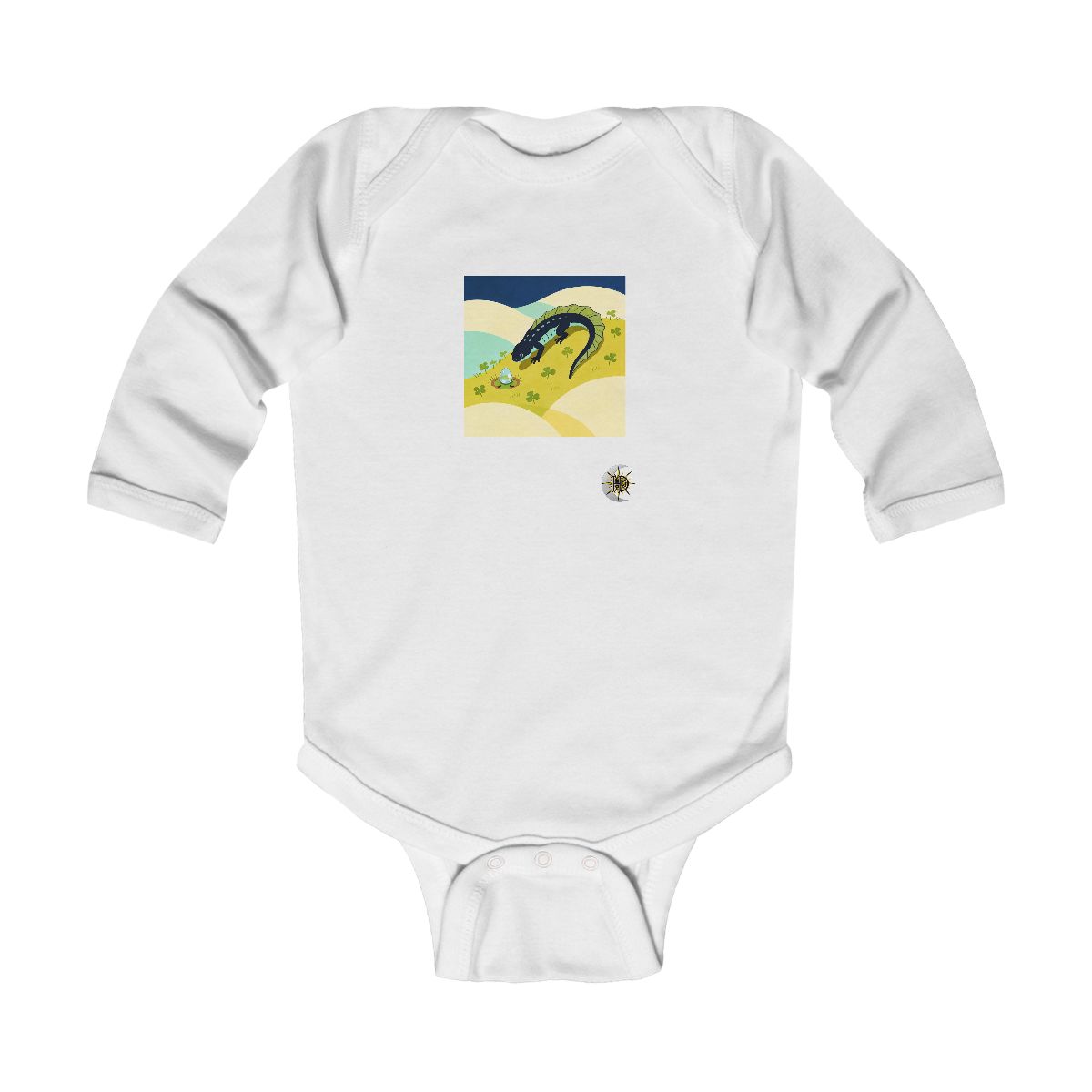 HD Meadow Newt Infant Long Sleeve Bodysuit