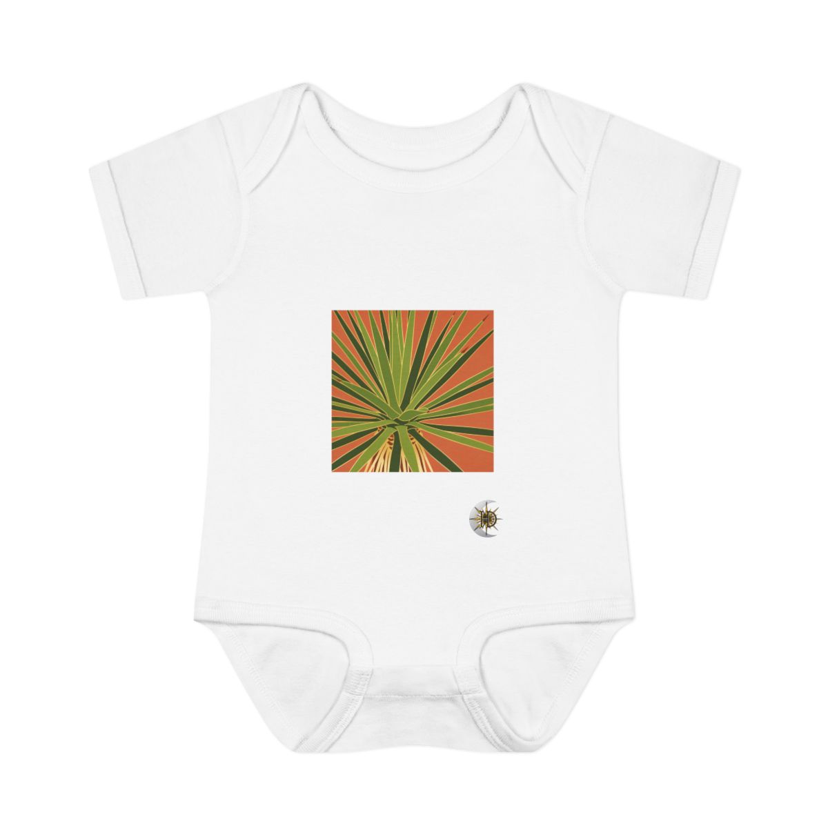 HD Yucca crown seen in a close radial growth study Infant Baby Rib Bodysuit