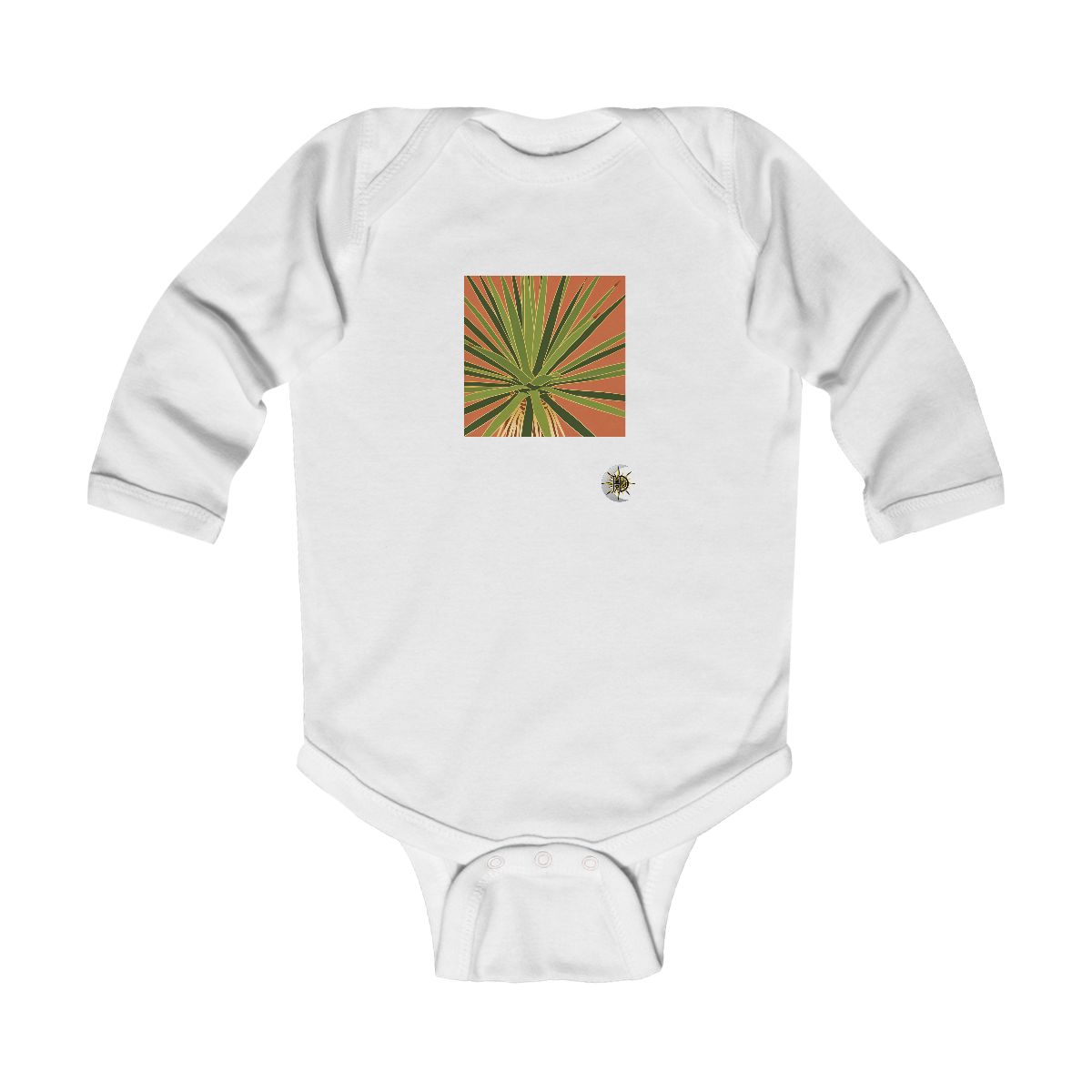 HD Yucca crown seen in a close radial growth study Infant Long Sleeve Bodysuit