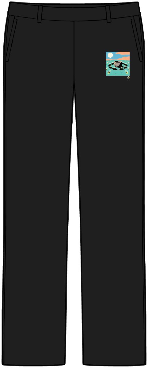 HD Moonhalo Cat Circle Women’s Tailored Tech Trousers