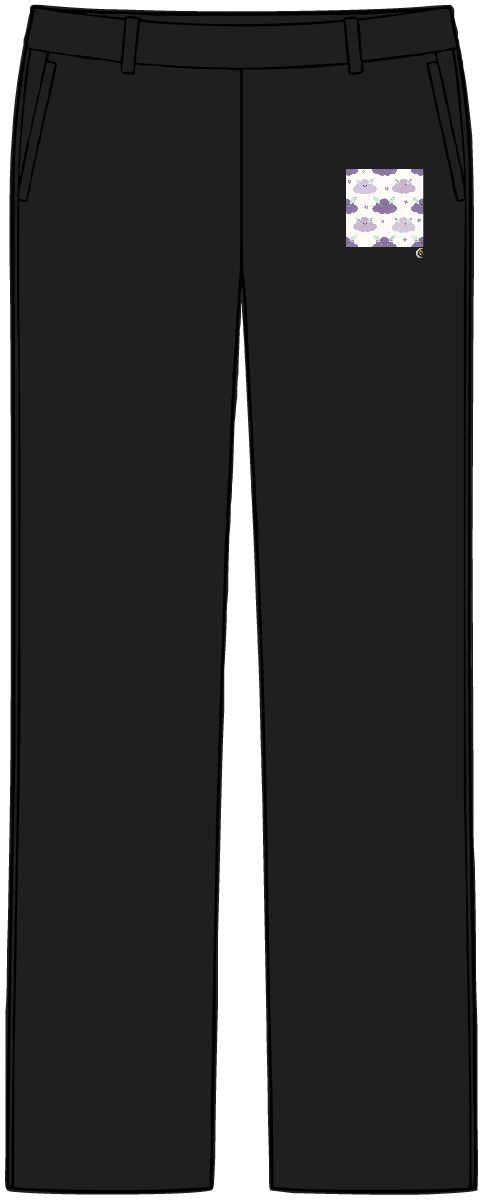HD Lavender Leafcloud Women’s Tailored Tech Trousers