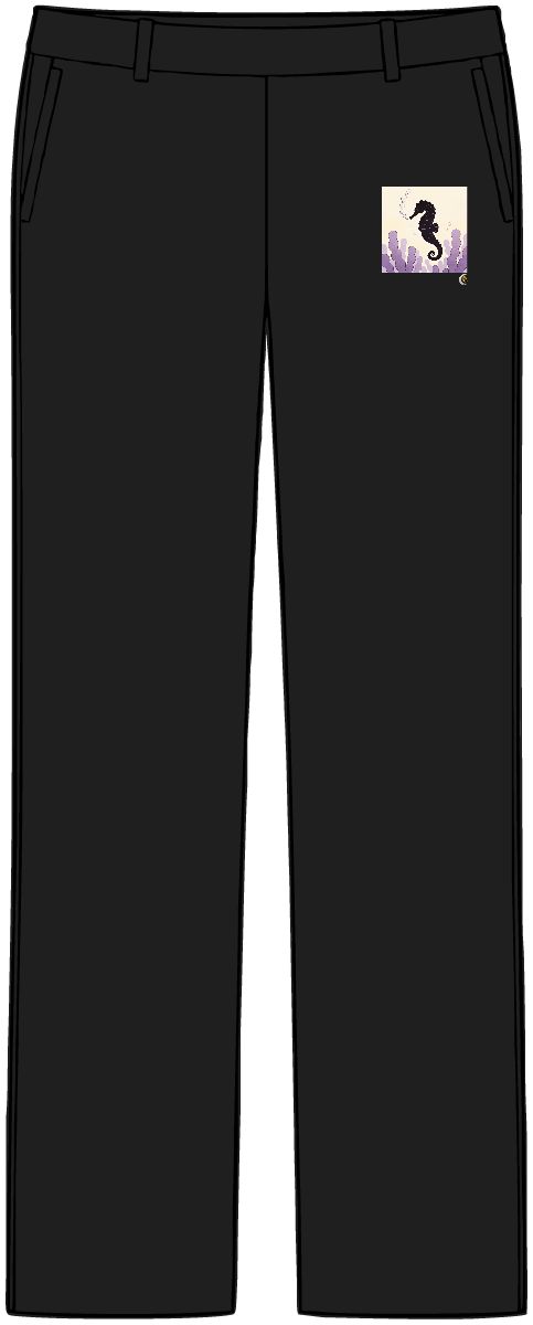 HD Sea slug chasing a looping chain of bubbles Women’s Tailored Tech Trousers