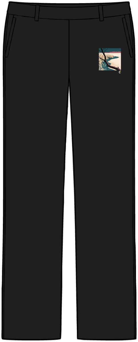 HD Sandy reed inlet framed by one foreground branch Women’s Tailored Tech Trousers