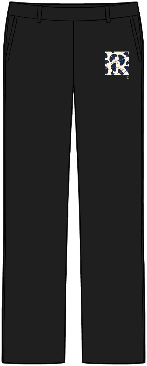 HD Ginkgo-like lobes forming a spacious staggered repeat Women’s Tailored Tech Trousers