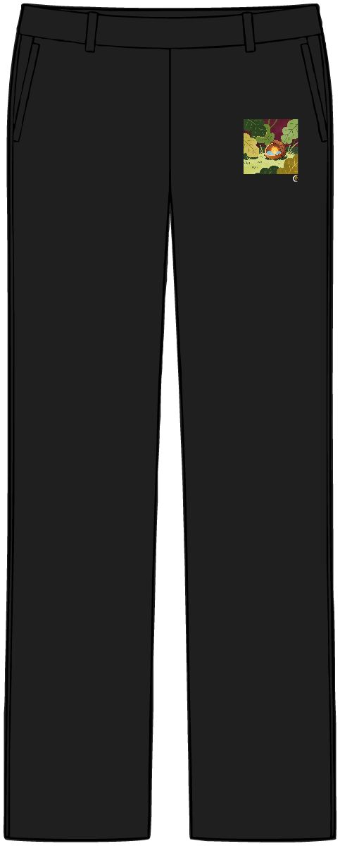 HD Acorn hideaway cradling a pool of reflected sunrise Women’s Tailored Tech Trousers