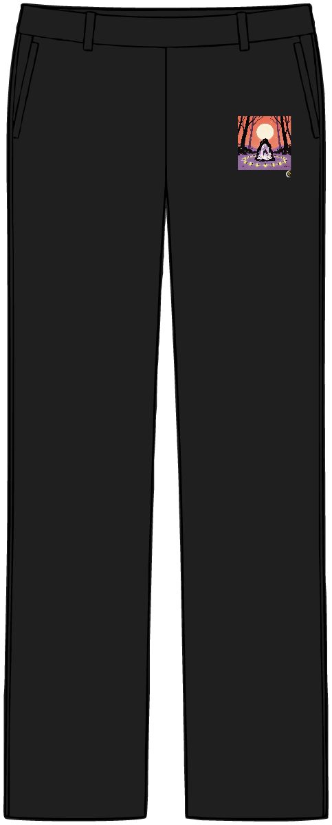 HD Crystal grotto surrounded by a ring of sleeping fireflies Women’s Tailored Tech Trousers