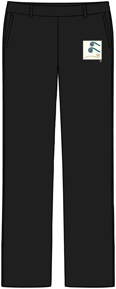 HD Fiddlehead cluster arranged as three distinct growth stages Women’s Tailored Tech Trousers