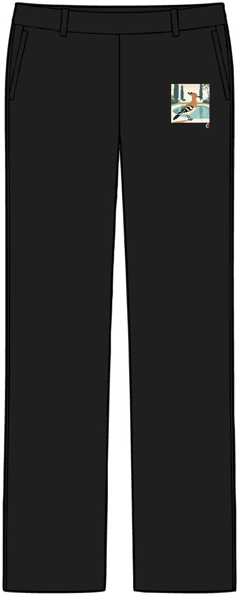 HD Hoopoe pausing beside a reflective pool Women’s Tailored Tech Trousers