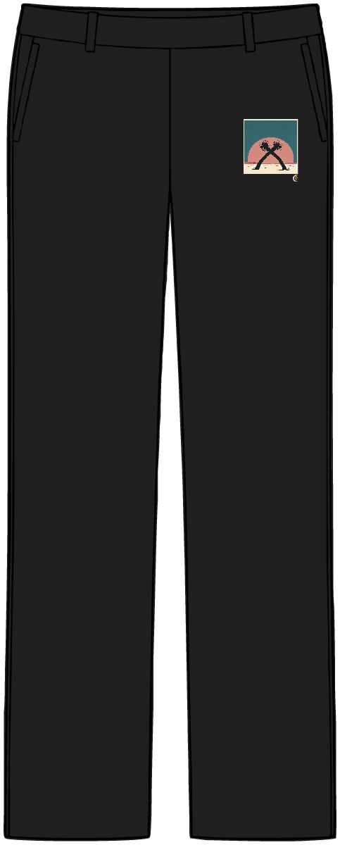 HD Yucca crown crossing a large semicircle of dusk sky Women’s Tailored Tech Trousers