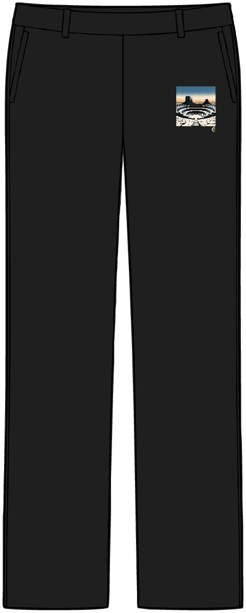 HD Basalt amphitheater reduced to three interlocking silhouette layers Women’s Tailored Tech Trousers